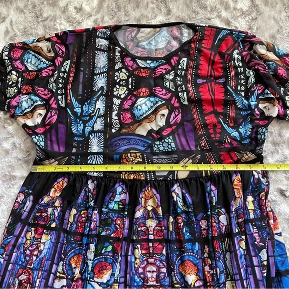 BlackMilk Adoration of the Sacred Heart Sheer Smock Dress - Picture 2 of 7